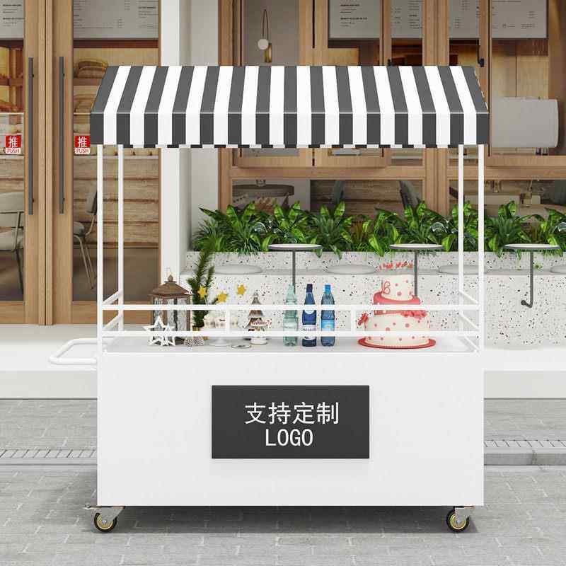 摆摊车多功能早餐摆摊专用夜市可移动餐车创业咖啡炸串小吃车推车