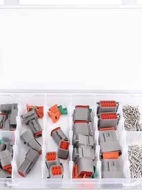 188PCS盒装DT系列2-12孔汽车连接器/公母防水线束接插件