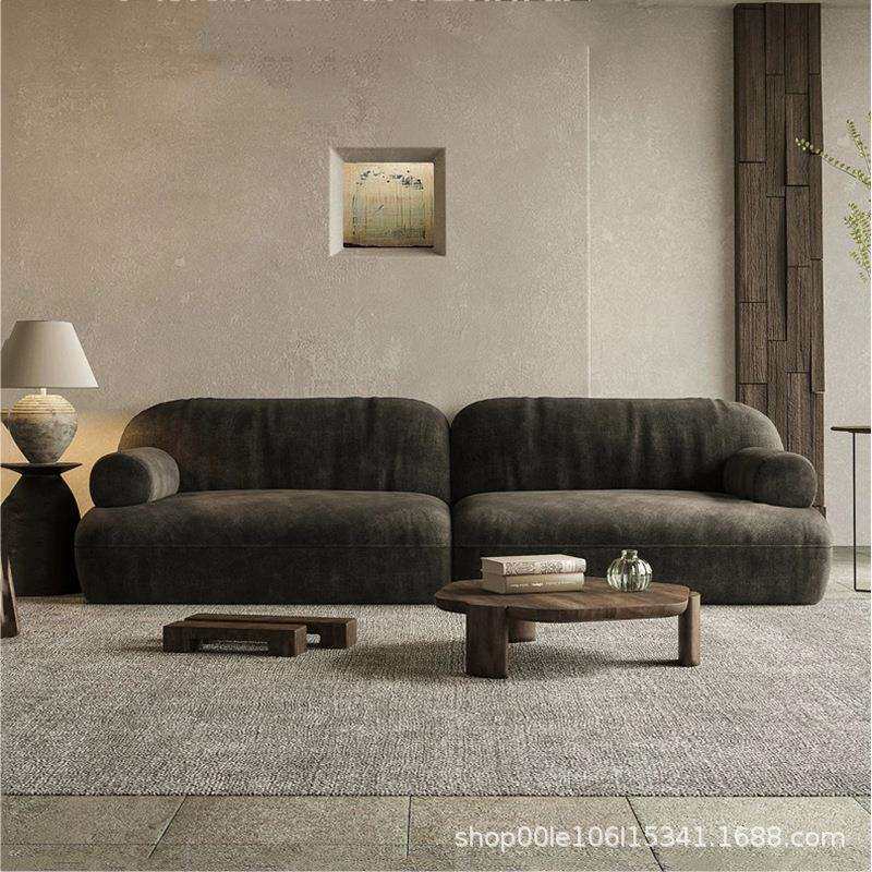 简约北欧现代三人大尺寸布艺沙发客厅酒店餐厅样板房休闲创意沙发