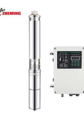 H太阳能深井泵3“6方AC/DC开关切换MPPT控制器高扬程solar pump