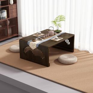茶台飘榻窗桌国桌茶学几台桌简约炕琴桌家SUW用 阳榻米茶几新中式