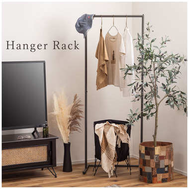 落地式简易晾衣架铁艺轻奢多功能挂衣服架子家用卧室折叠挂衣架