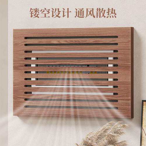 实木弱电箱遮挡免打孔装饰盖板电表箱画多媒体网线盒电闸遮丑挂画