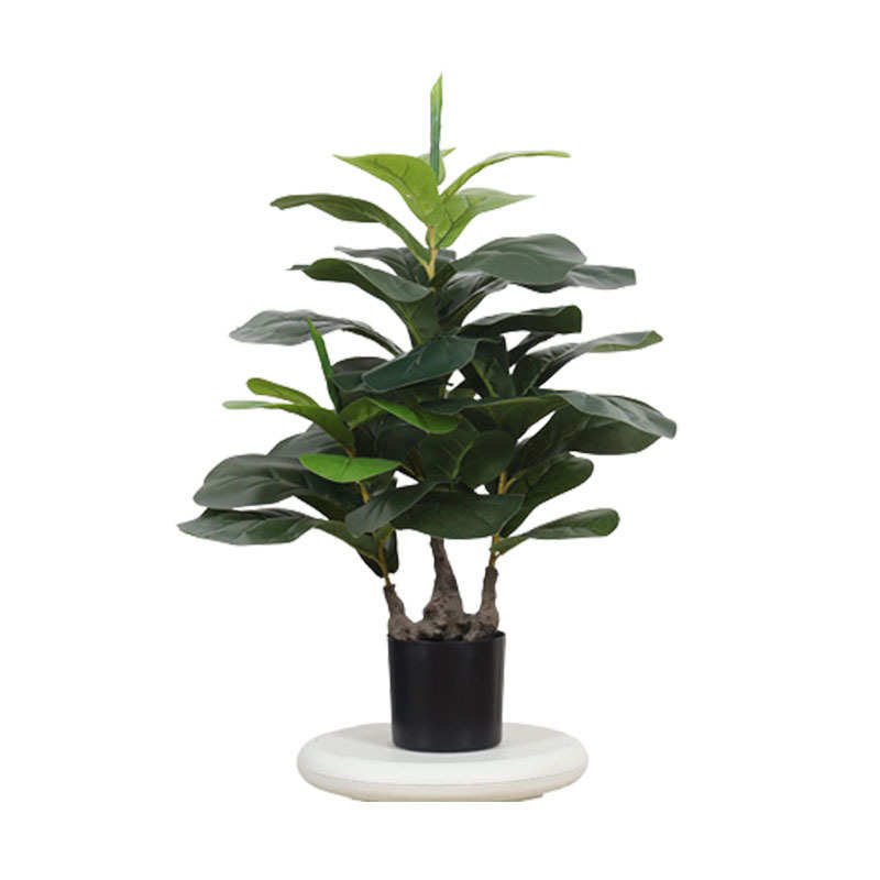 网红ins仿真琴叶榕假绿植室内客厅落地盆栽服装店橱窗绿色假植物