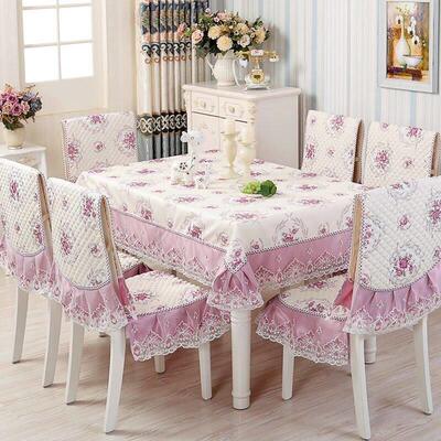 CMhair cover dining and chair cushion set dining table ecl