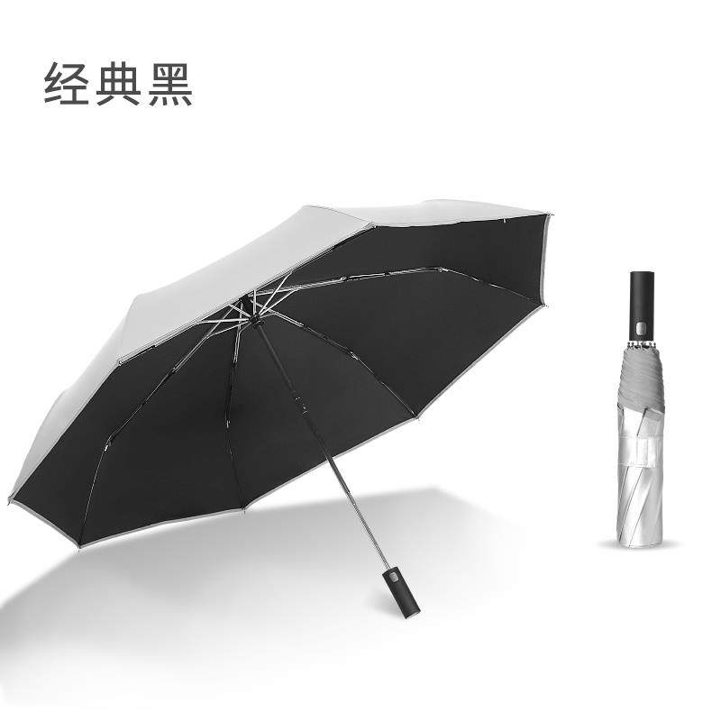 高档户外125c银胶遮阳伞超大号遮阳伞防抗钛晒UV雨伞女m晴雨两用