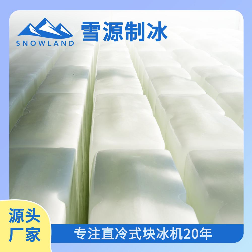 雪源25吨全自动直冷块冰机水产/果蔬保鲜专用环保无盐水