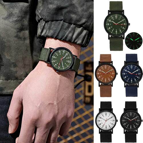 Luxury Design Men Watches Luminous Hand Wind Alloy Men