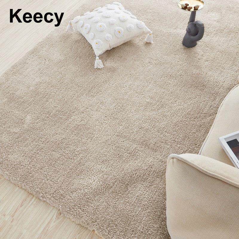 keecy客厅地毯卧室满铺纯色简约北欧ins风茶几床边毯飘窗定制地垫