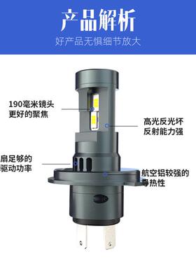 跨境Z2S直插款LED汽车大灯带解码无极限车载改装前照灯远光灯