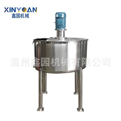 厂家订做加工不锈钢单层食品级乳化罐 工业立式剪切分散乳化机