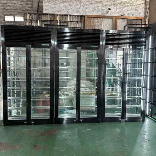 2024新款靠墙客厅展示柜玻璃红酒柜储存柜装饰柜不锈钢恒温酒柜