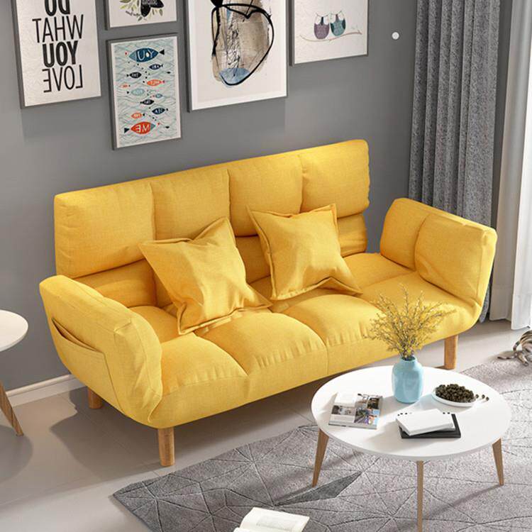 简易可折叠网红单人沙发床懒人沙发小户型双人榻榻米卧室小沙发