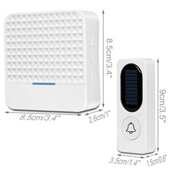 爆款 太阳能充电远距离无线门铃智能家居防水老人呼叫器