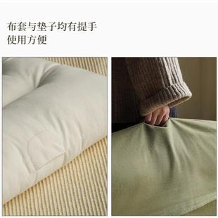 2205XUI新款 禅修坐垫纯打蒲色团禅修静坐阳台久坐静坐冥想前低后