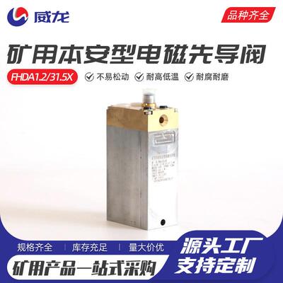 矿用本安型电磁先导阀FHDA1.2-31.5X液压支架电液控设备