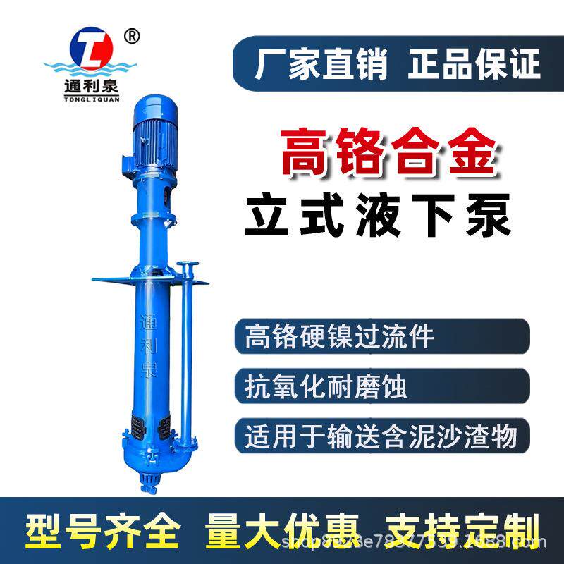 液下渣浆泵无堵塞排污泵耐磨耐腐污水泵吸污三相泥浆沙粒泵泵王