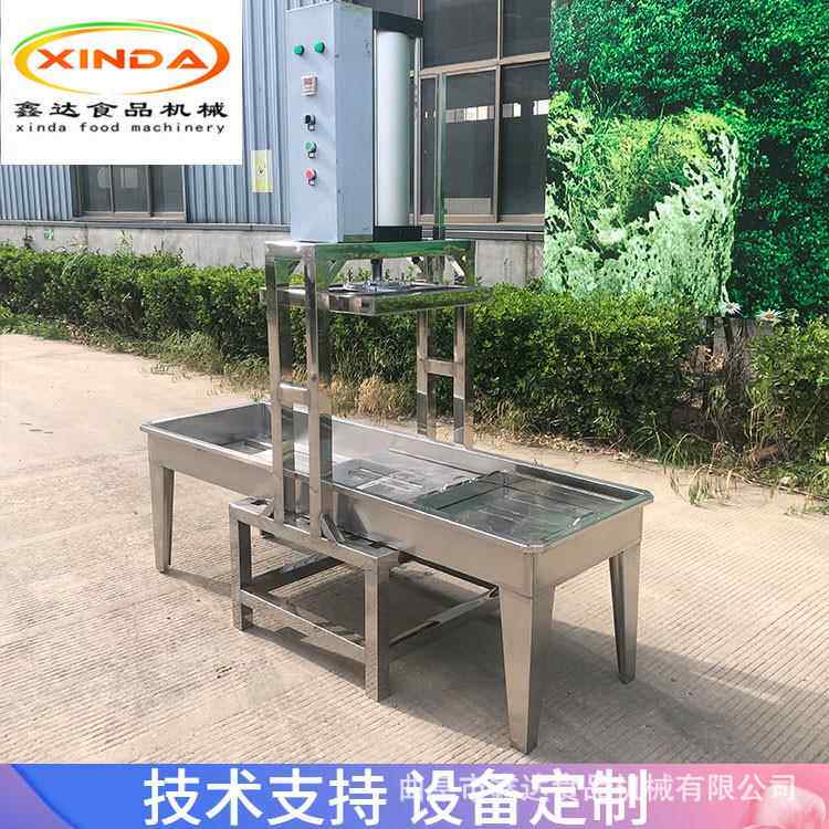 MIQ新型智能豆腐干机设备定定量泼脑时现场 试机免 费教学