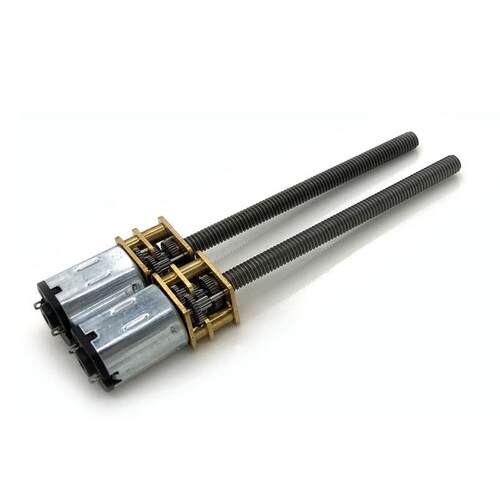 GA12-N20减速小马达低速减速电机 3V6V12V微型齿轮电机M4加长螺杆