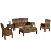 7K红木家具实木沙发客厅组合非洲鸡翅木沙发新中式 明清古典小户型