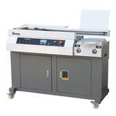 机 订机全自动胶装 热熔胶订机图文立式 厂家A4带侧高速胶标书装