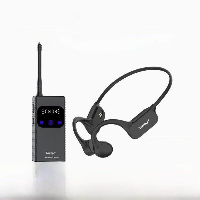 Tayogo游泳运动耳机骨传导Ipx8级防水非入耳无需下载水下听音乐听