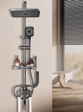 表面安装全铜淋浴套太阳能混合浴室浴喷室开管嘴的壁阀挂式成套设