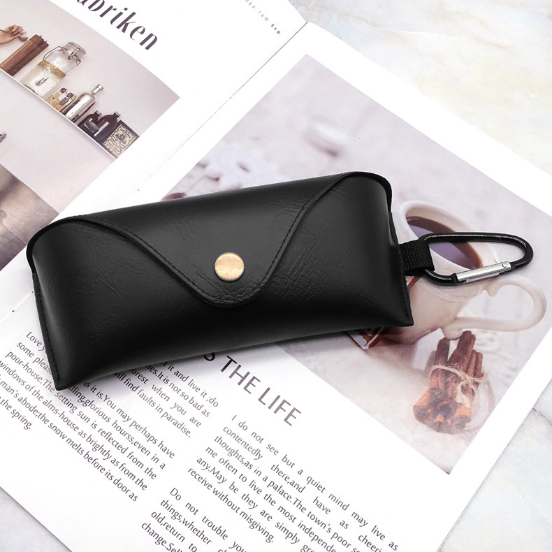 近视眼镜盒可挂式墨镜袋抗压保护套太阳眼镜收纳盒女轻便高级感男