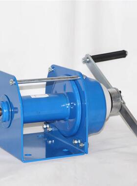 手摇自绞盘1t2t3双向锁式重型绞455车摇10m20mt30m40m工业自锁手