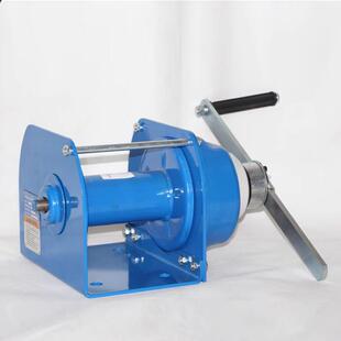 手摇自绞盘1t2t3双向锁式 重型绞455车摇10m20mt30m40m工业自锁手