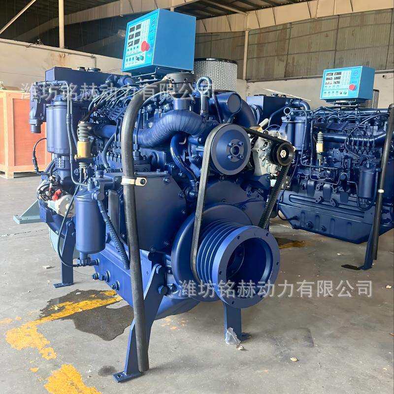 小型游船游艇柴油发动机 道依茨P6船机2100转136kw带海淡水交换器