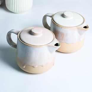 家用冷水壶开水壶喝水壶餐厅果汁壶泡茶壶带盖壶 创意陶瓷水壶