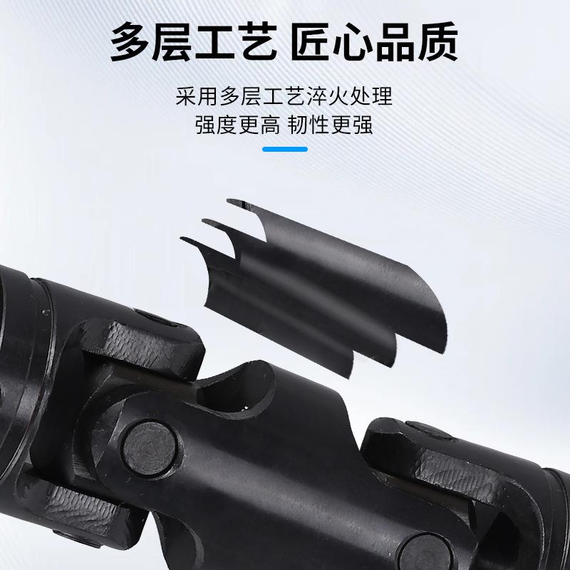 宁波双万向接头传轴连接器黑精RGK密双节发十字节万向节动联轴器
