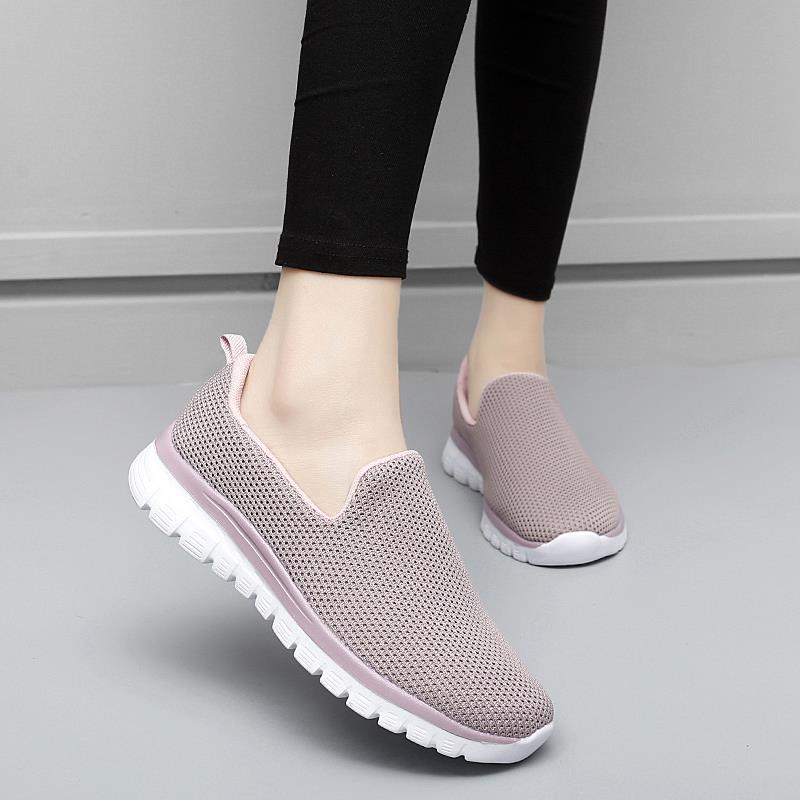 老京妈布鞋女中老年休闲鞋宽胖脚妈鞋一LINz8191蹬宽松脚大码奶北