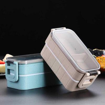 Heated food container for food bento box thermal snack