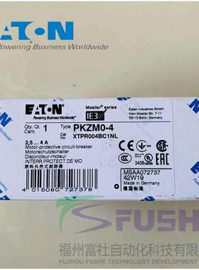 PKZM0-4伊顿穆勒MOELLER电动机保护断路器
