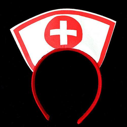 Halloween cosplay nurse headband headband万圣节小护士发箍头