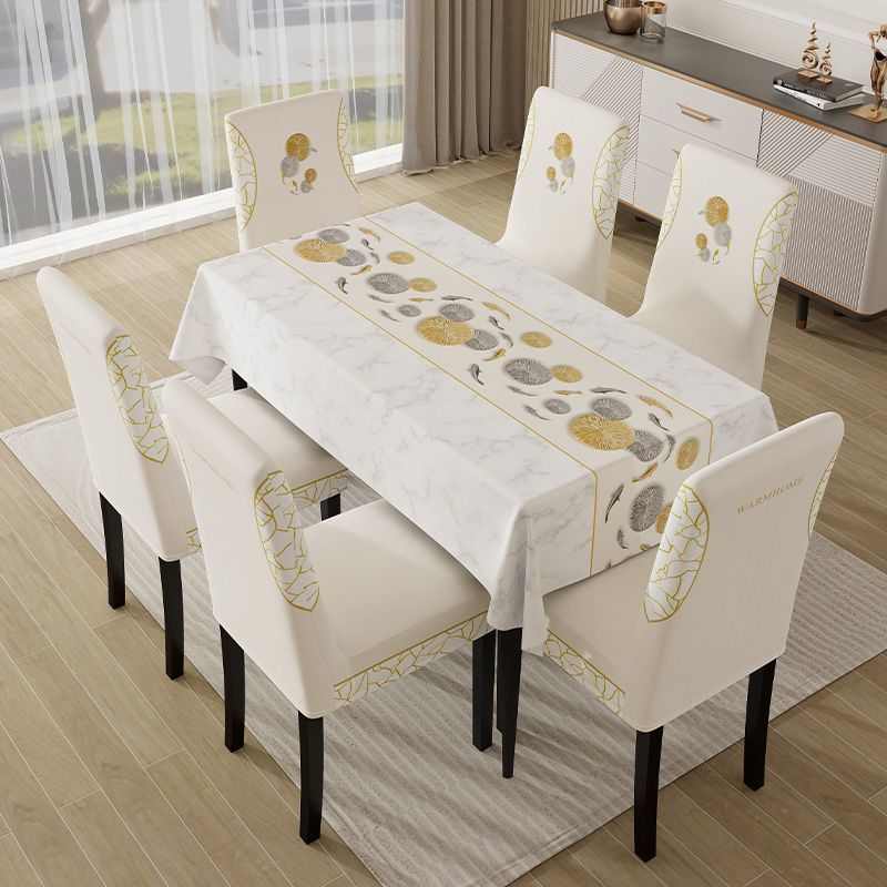 弹力椅子套垫子椅背套一体通用凳子套罩座椅套加厚家用餐椅罩
