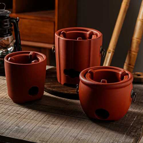 潮州手工泥炉围炉煮茶器具全套中式煮茶壶炭炉套装煮茶器茶壶碳炉