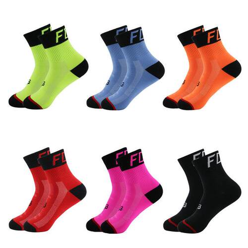 Women Men Sport Cycling Running Socks Breathable Outdoor Cam