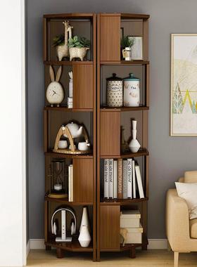 角柜墙角物架收室简约多储功能卧角落纳33170柜客厅三角形转角柜