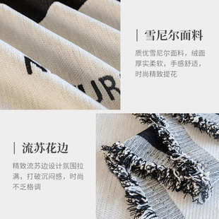 通用沙发巾代发批发 雪尼尔双面防猫抓全盖沙发盖布流苏沙发套四季