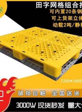 组合式超大号网格塑料托盘物流叉车超市防潮卡板厂家物流托盘架