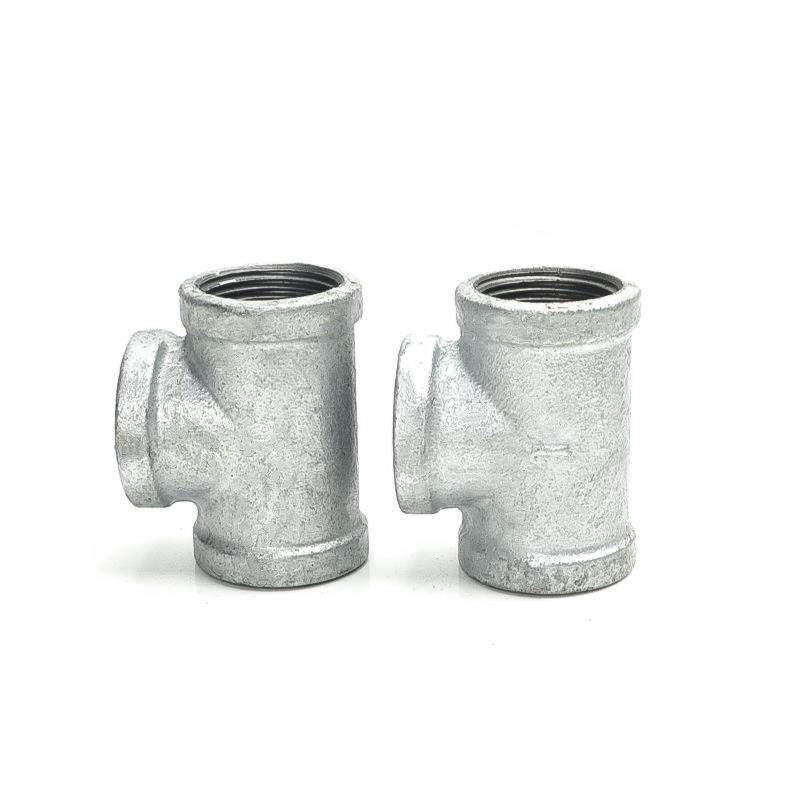 件锌铁三通内1丝三通内螺纹铸铁三通管4分6分1寸.2镀寸1.5寸2寸