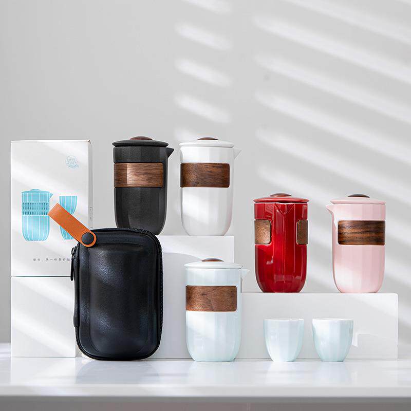 便携式旅行茶具小套装备户外包随身车载办公室家用功夫泡茶壶茶杯