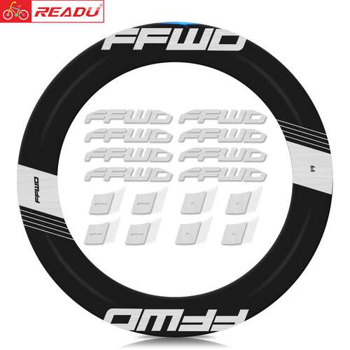 2021公路自行车Ffwd F9D轮组贴纸自行车装饰轮辋碳轮辋贴纸抗刮伤