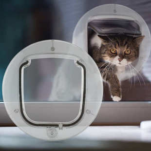 可门制狗外门可控门宠物安装室内猫出入门宠物方向栏门框舍猫犬