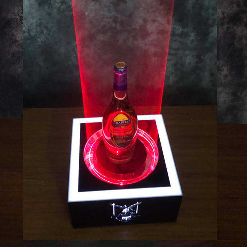酒吧KTV发光酒座LED激光酒架洋酒底座香槟架红酒XO展示架新款酒具