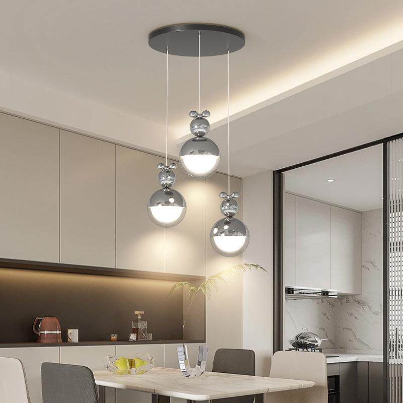 卧室床头吊灯轻奢高级感可升降长吊线灯现代简约新款餐厅前台灯