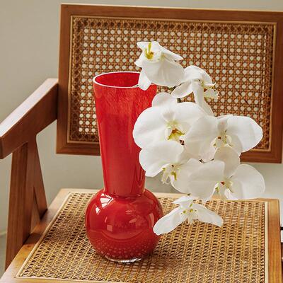 视远中古包豪斯创琉璃花瓶轻奢意家居客厅SHY23001摆花件瓶高级感